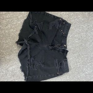 Black American Eagle Shorts